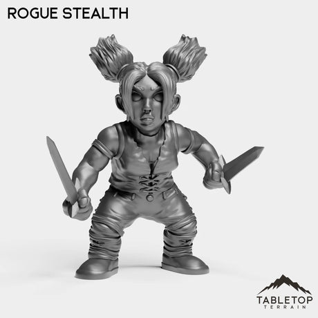 Tabletop Terrain Miniature Rogue Stealth Gnome Starters Female