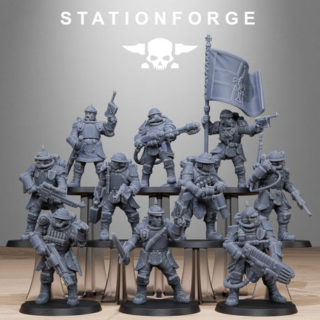 Tabletop Terrain Miniature RoyalGuard Bastioners