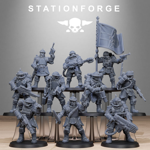 Tabletop Terrain Miniature RoyalGuard Bastioners
