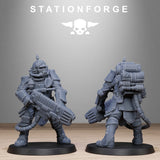 Tabletop Terrain Miniature RoyalGuard Bastioners