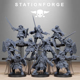 Tabletop Terrain Miniature RoyalGuard Bloodwardens