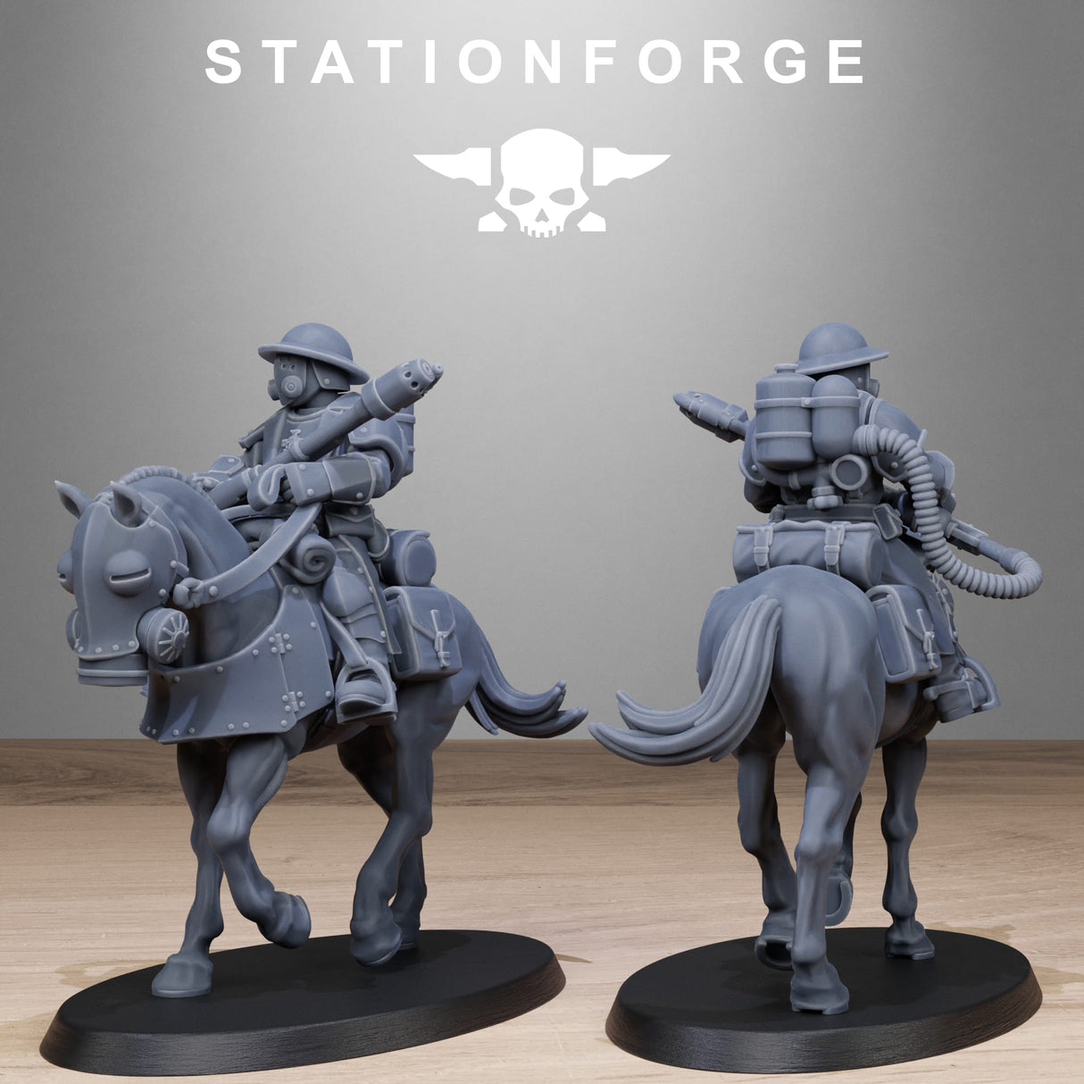 Tabletop Terrain Miniature RoyalGuard Cavalry