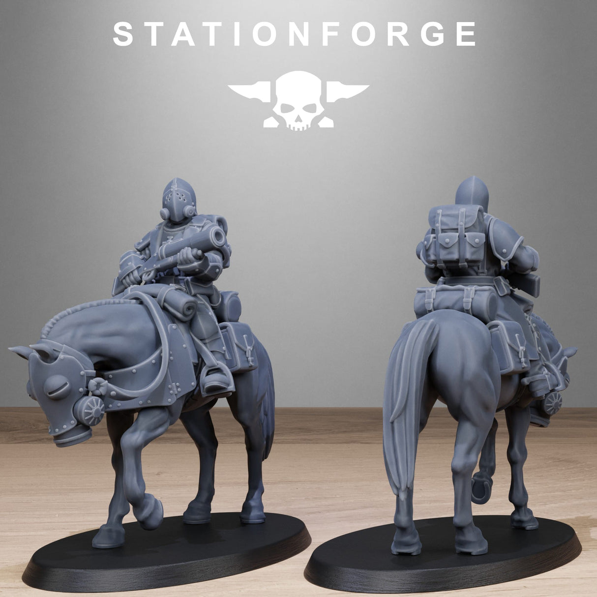 Tabletop Terrain Miniature RoyalGuard Cavalry
