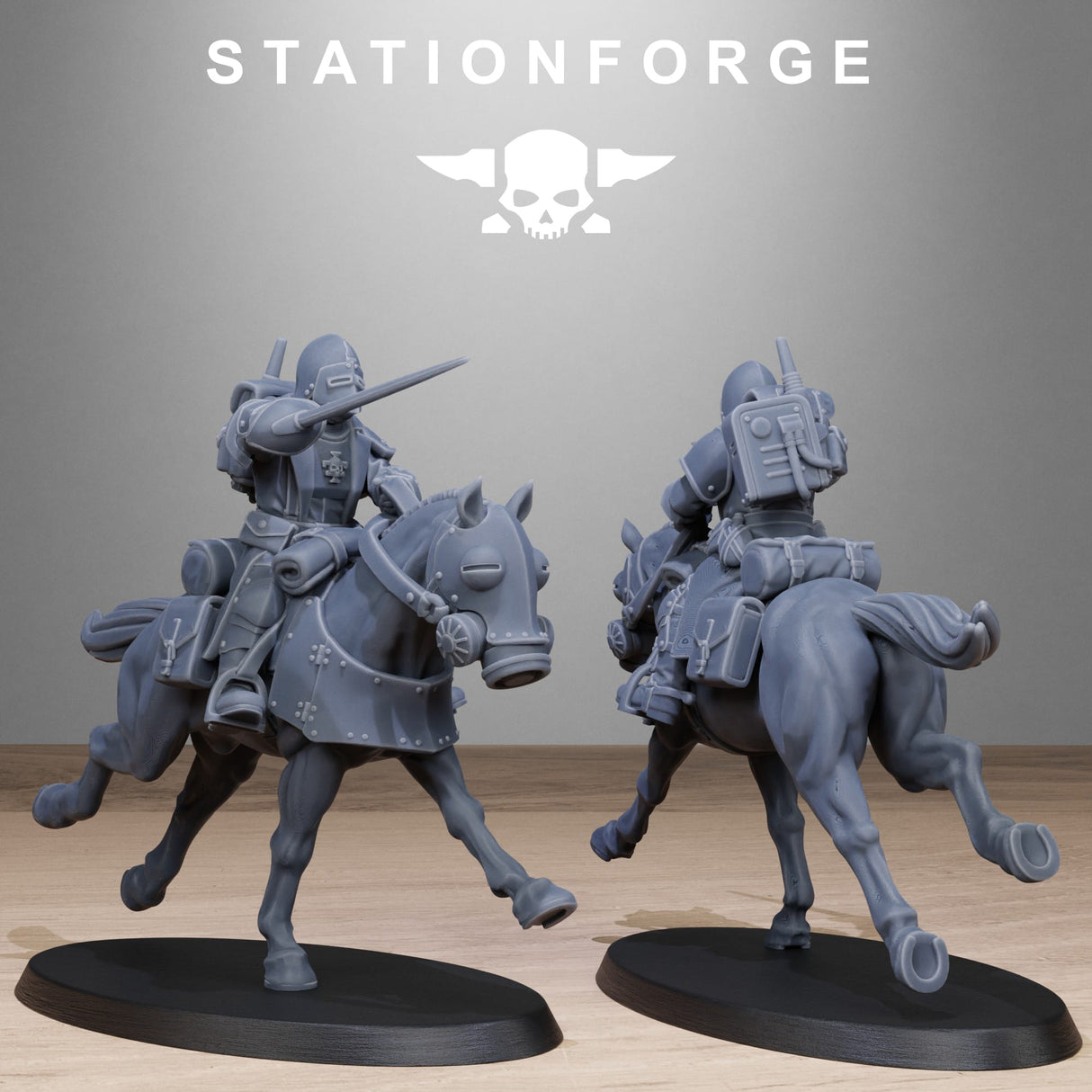 Tabletop Terrain Miniature RoyalGuard Cavalry