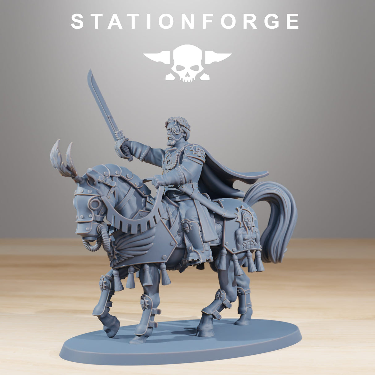 Tabletop Terrain Miniature RoyalGuard Cavalry Commanders