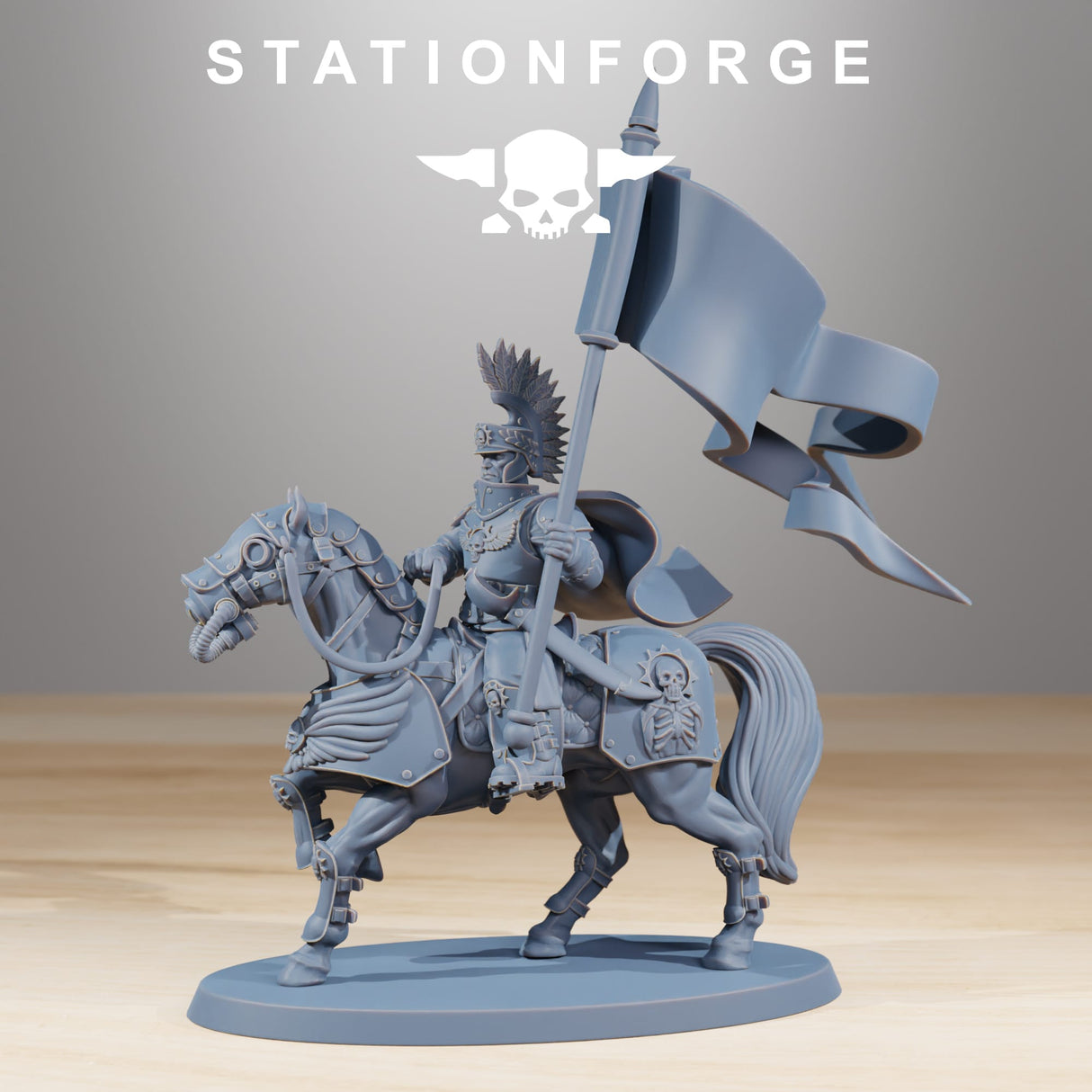 Tabletop Terrain Miniature RoyalGuard Cavalry Commanders