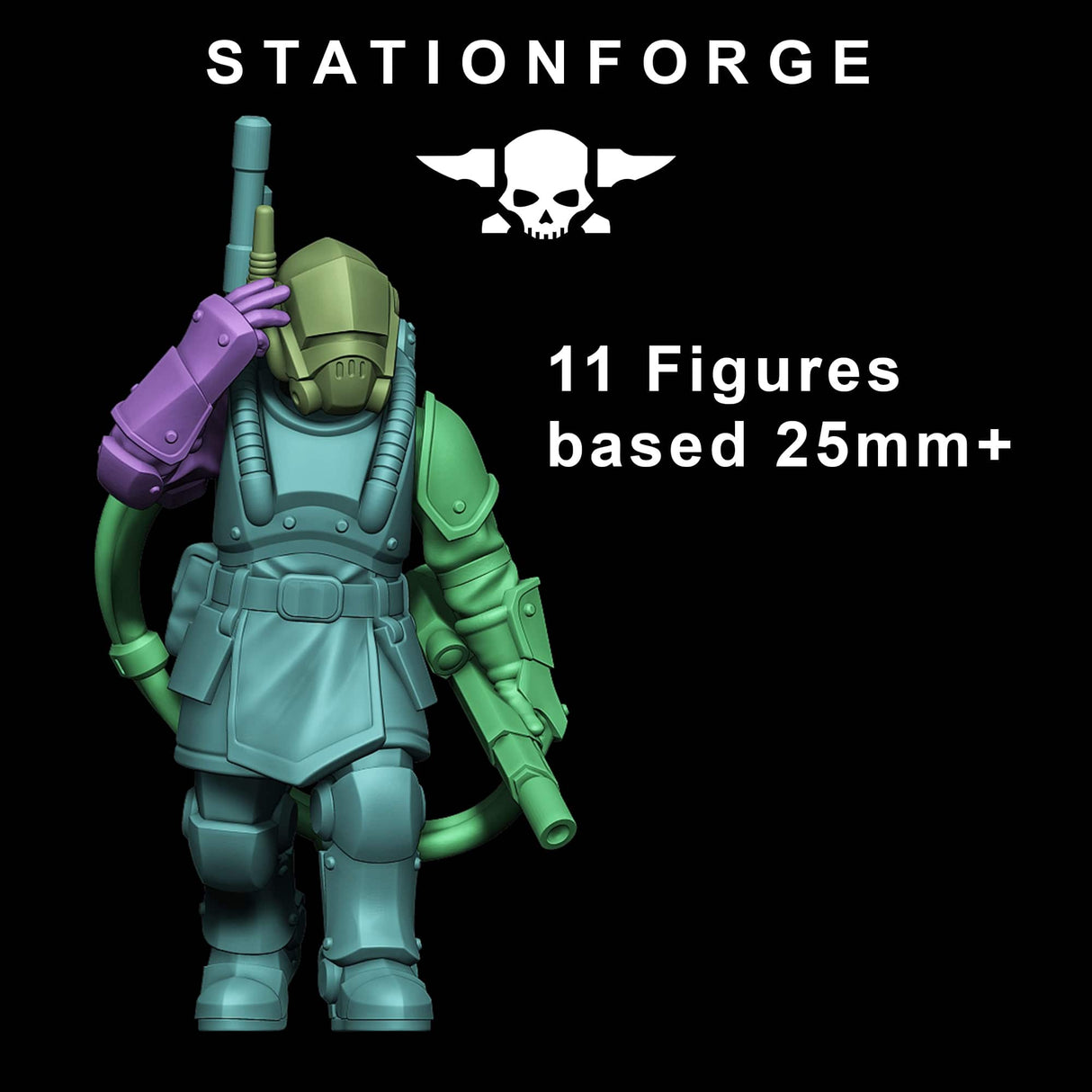 Tabletop Terrain Miniature RoyalGuard Commandos