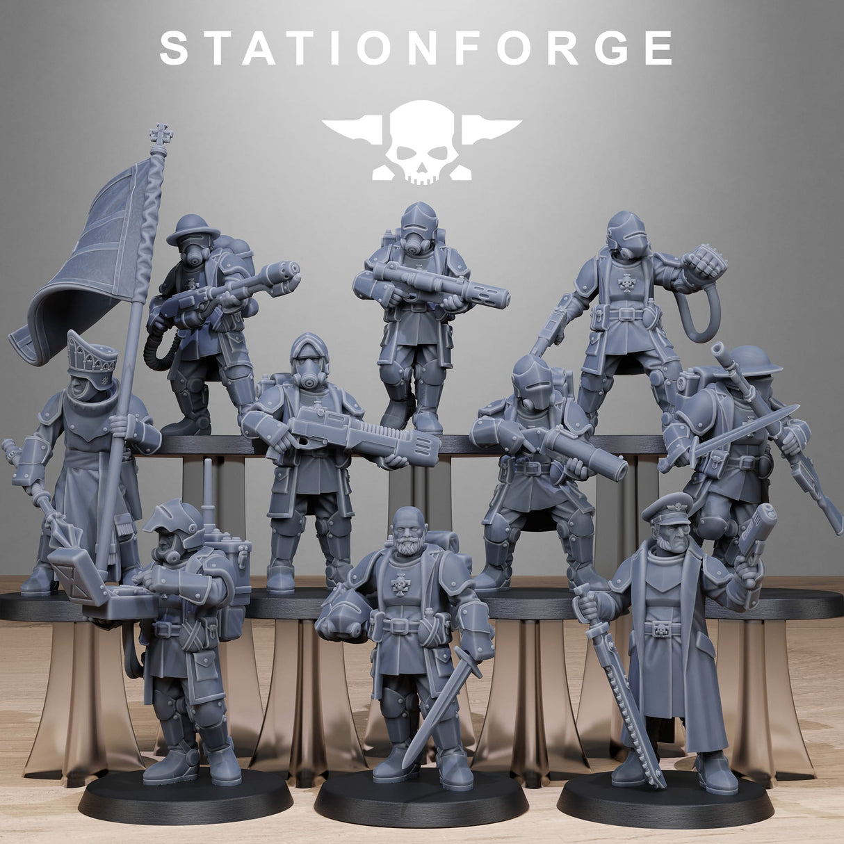 Tabletop Terrain Miniature RoyalGuard Enforcers