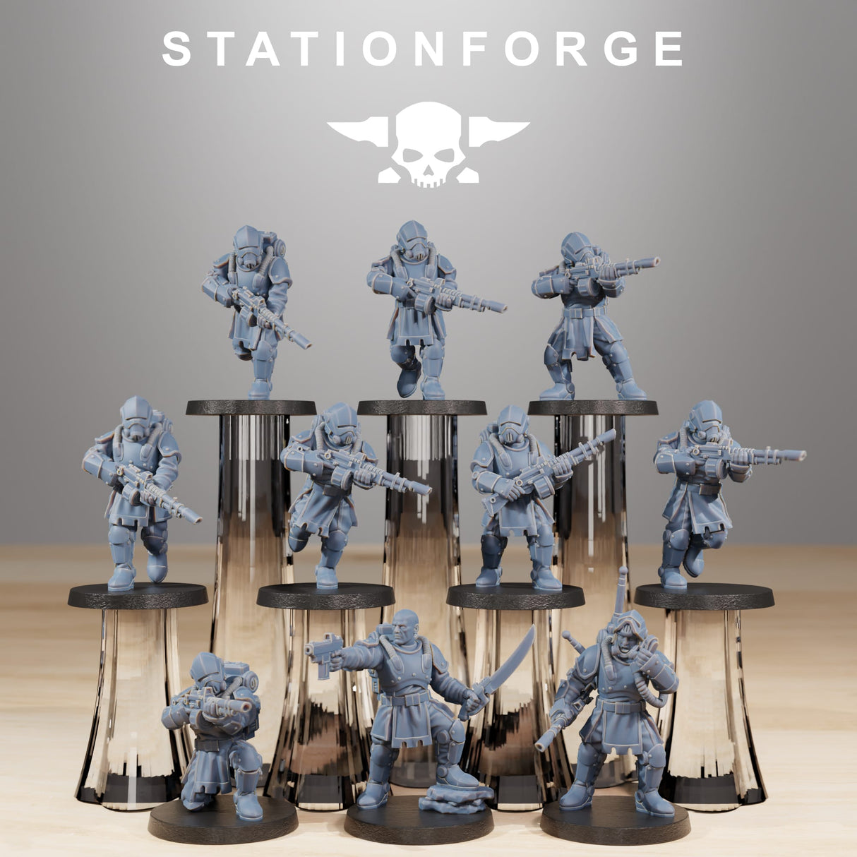 Tabletop Terrain Miniature RoyalGuard Infantry