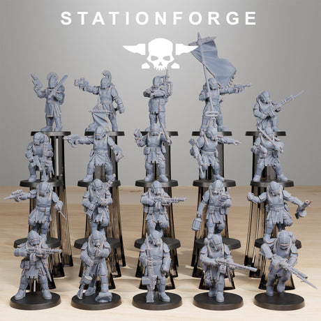 Tabletop Terrain Miniature RoyalGuard Infantry 2