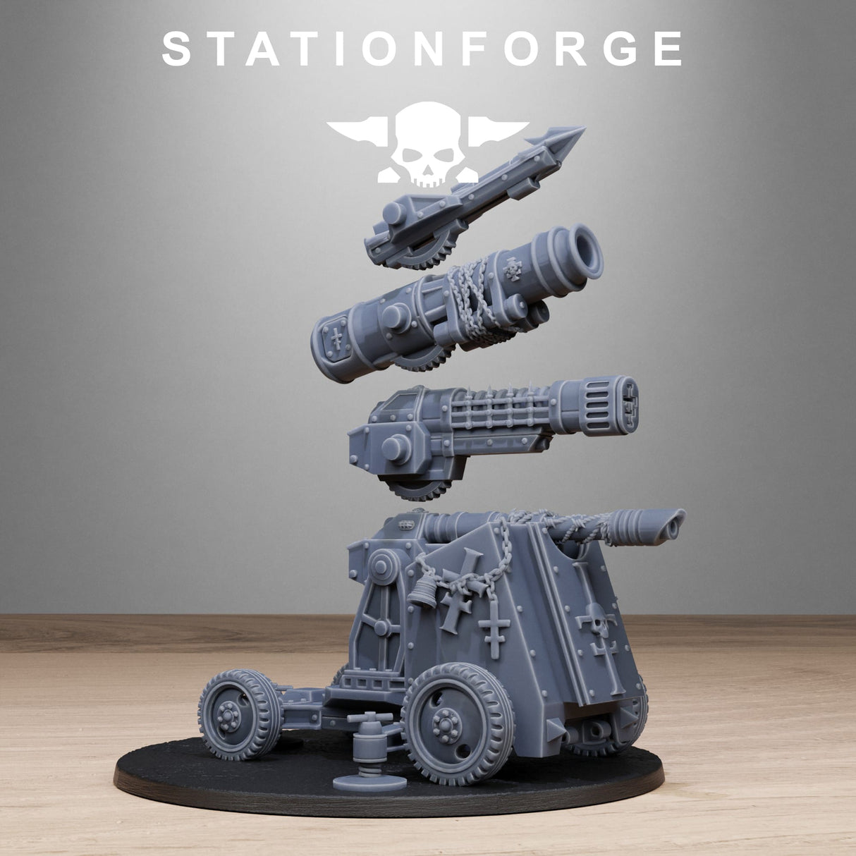 Tabletop Terrain Miniature RoyalGuard Light Artillery