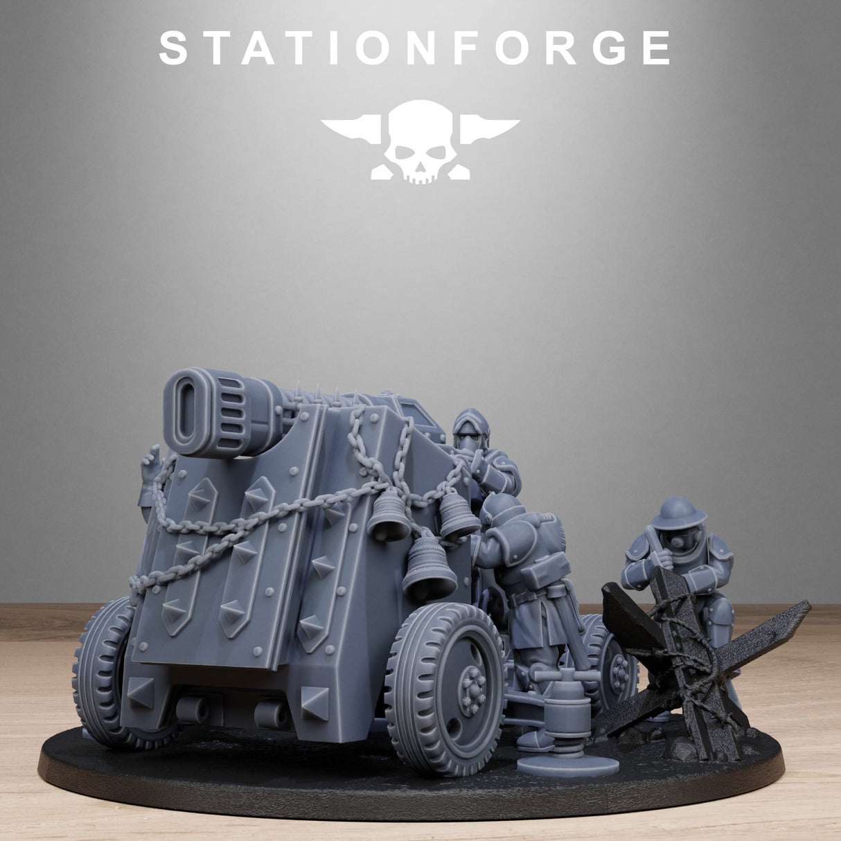Tabletop Terrain Miniature RoyalGuard Light Artillery