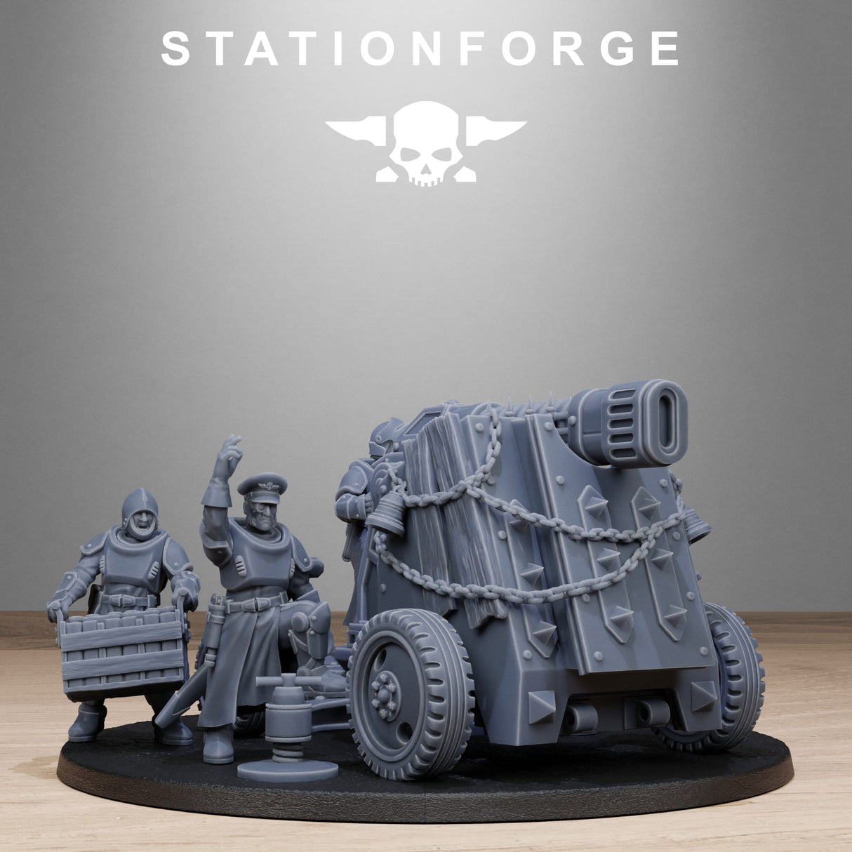 Tabletop Terrain Miniature RoyalGuard Light Artillery