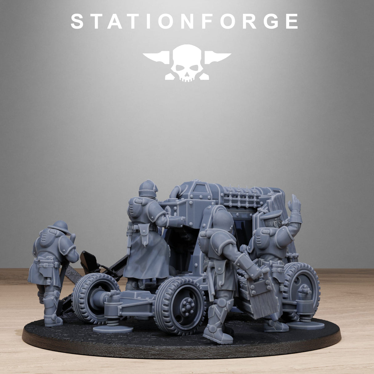 Tabletop Terrain Miniature RoyalGuard Light Artillery