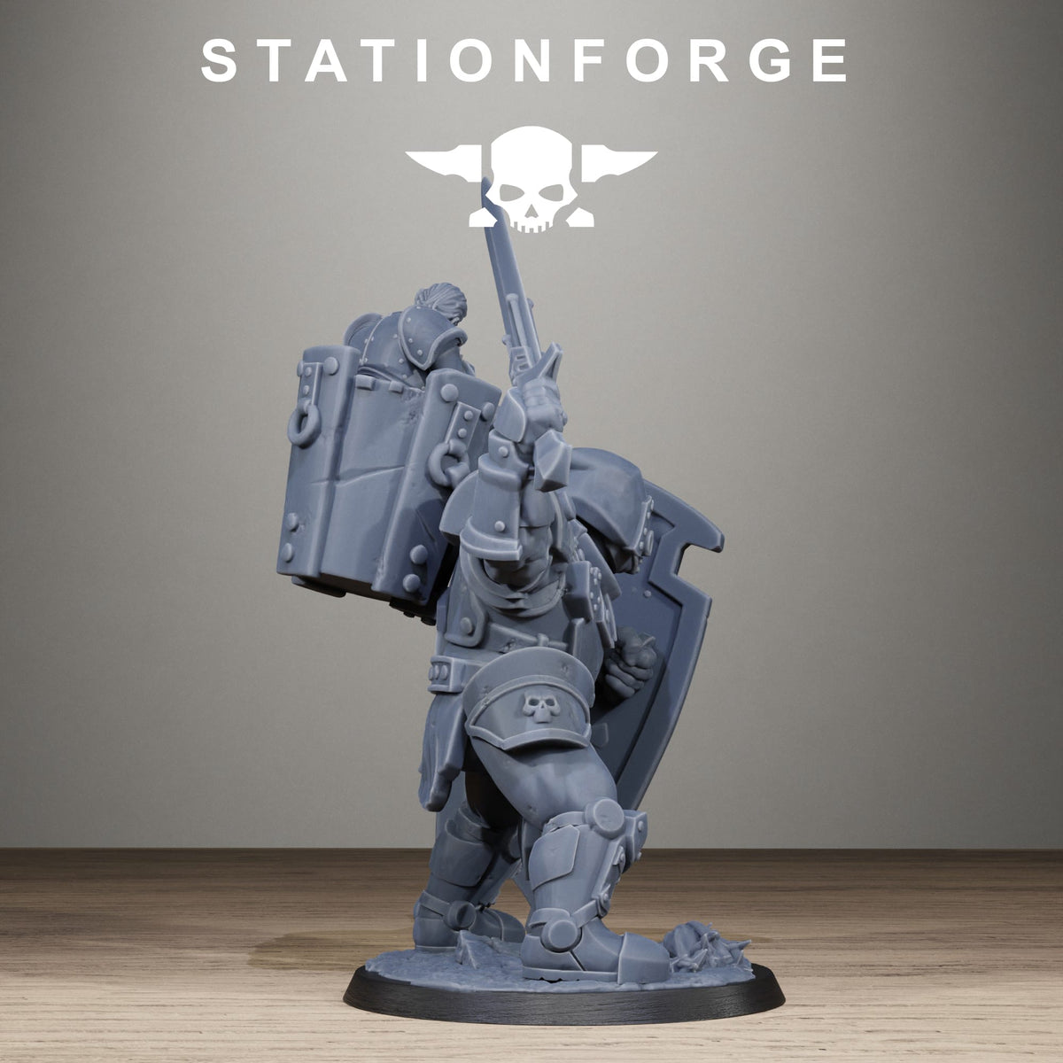 Tabletop Terrain Miniature RoyalGuard Shield Bearer