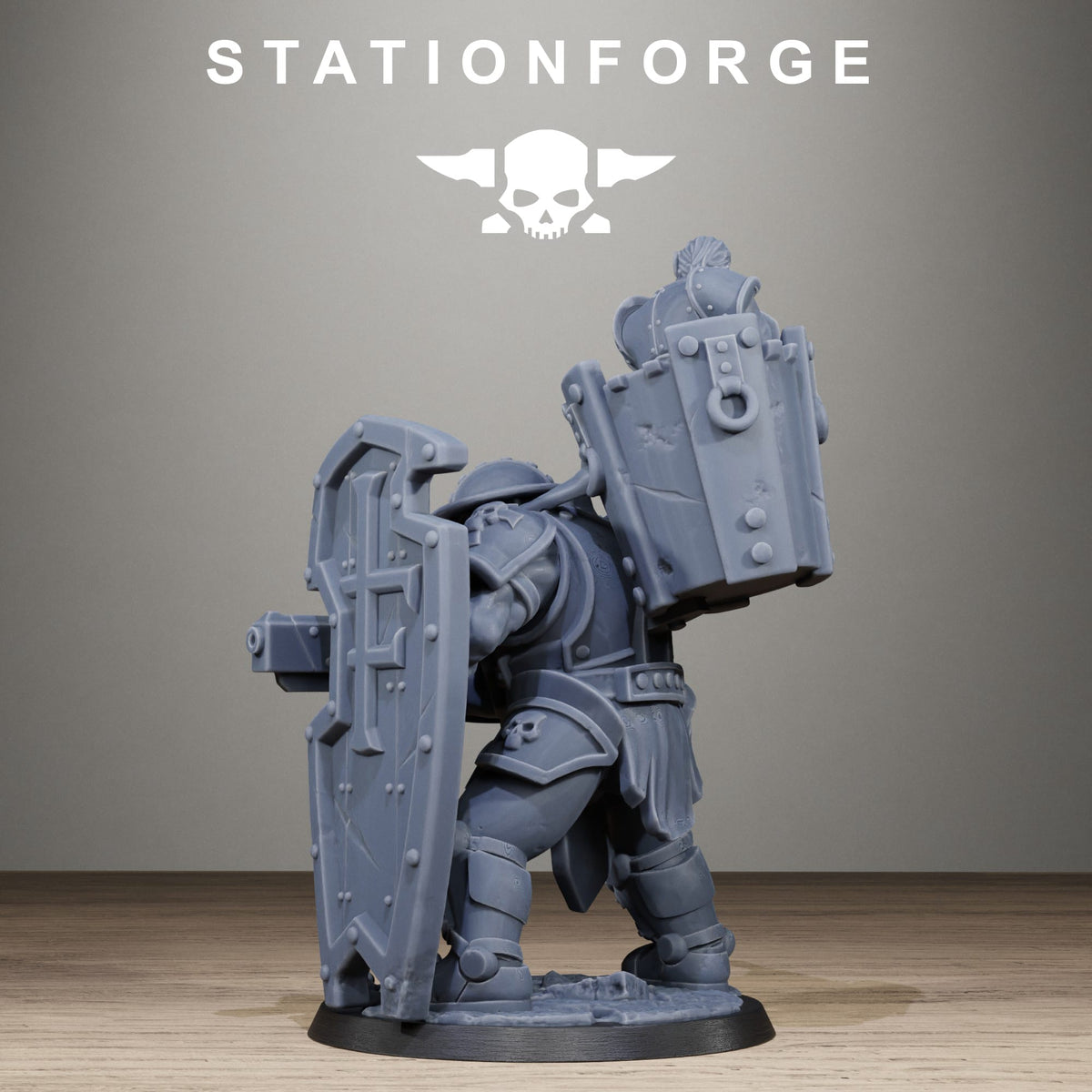 Tabletop Terrain Miniature RoyalGuard Shield Bearer