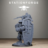 Tabletop Terrain Miniature RoyalGuard Shield Bearer