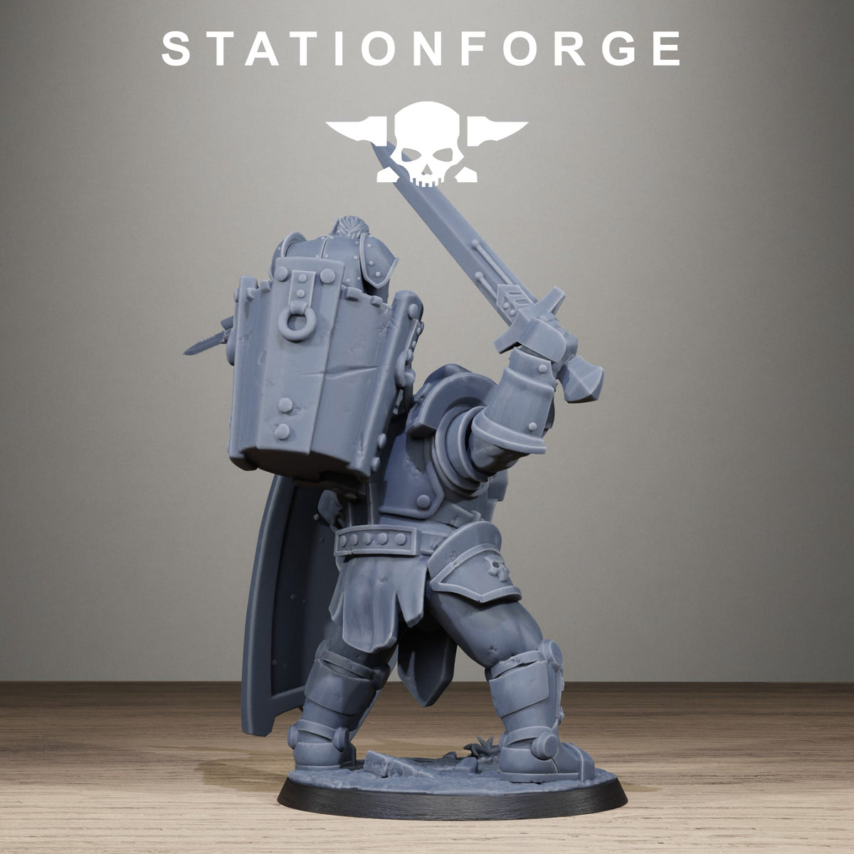 Tabletop Terrain Miniature RoyalGuard Shield Bearer