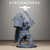 Tabletop Terrain Miniature RoyalGuard Shield Bearer