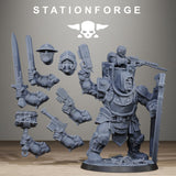 Tabletop Terrain Miniature RoyalGuard Shield Bearer