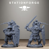 Tabletop Terrain Miniature RoyalGuard Shield Bearer