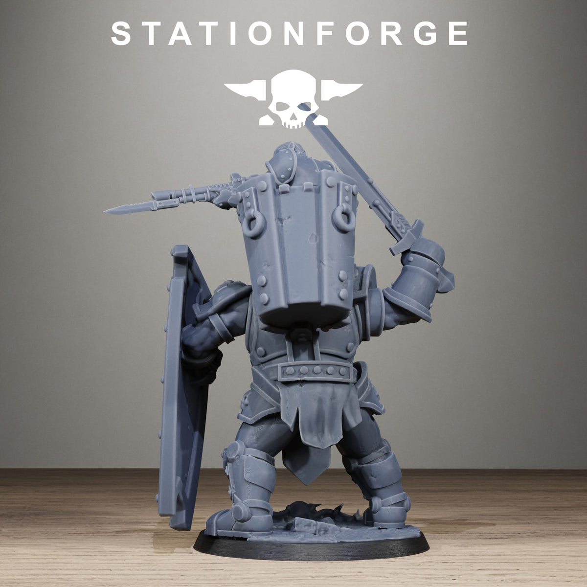 Tabletop Terrain Miniature RoyalGuard Shield Bearer