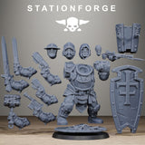 Tabletop Terrain Miniature RoyalGuard Shield Bearer