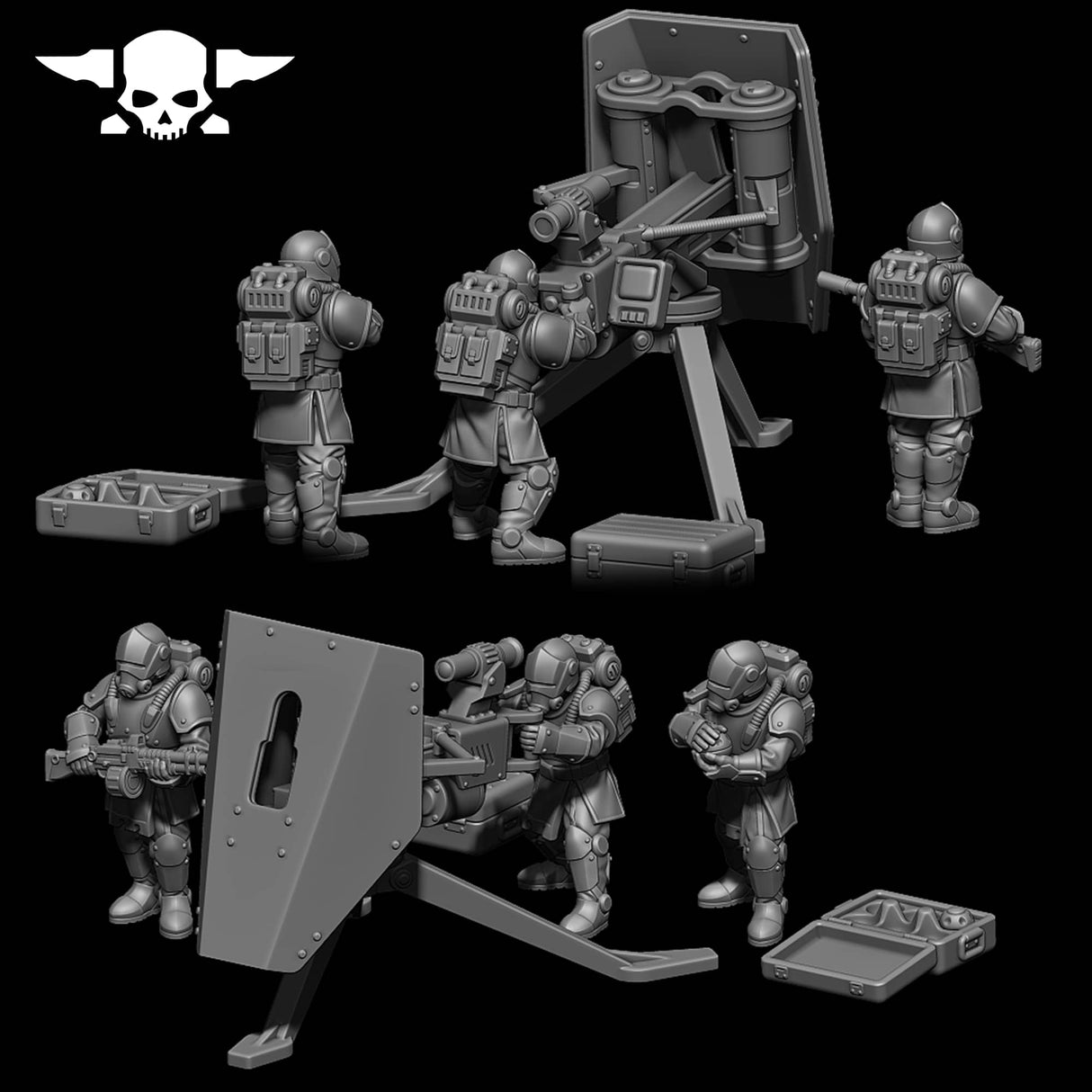 Tabletop Terrain Miniature RoyalGuard Support Systems
