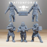 Tabletop Terrain Miniature RoyalGuard Support Systems