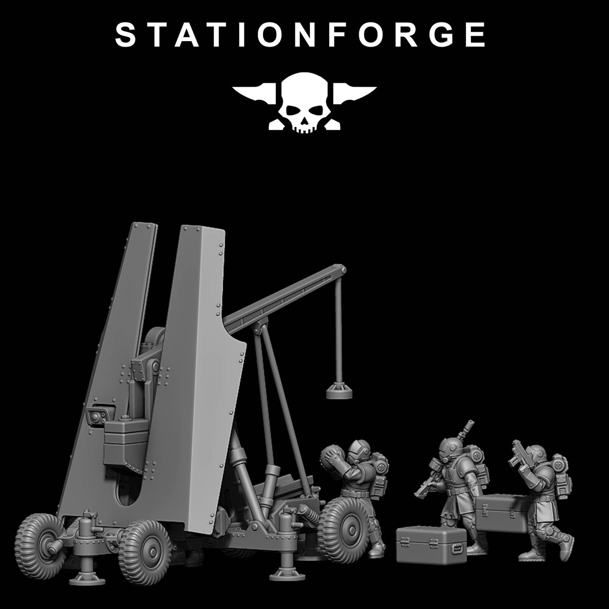 Tabletop Terrain Miniature RoyalGuard Support Systems
