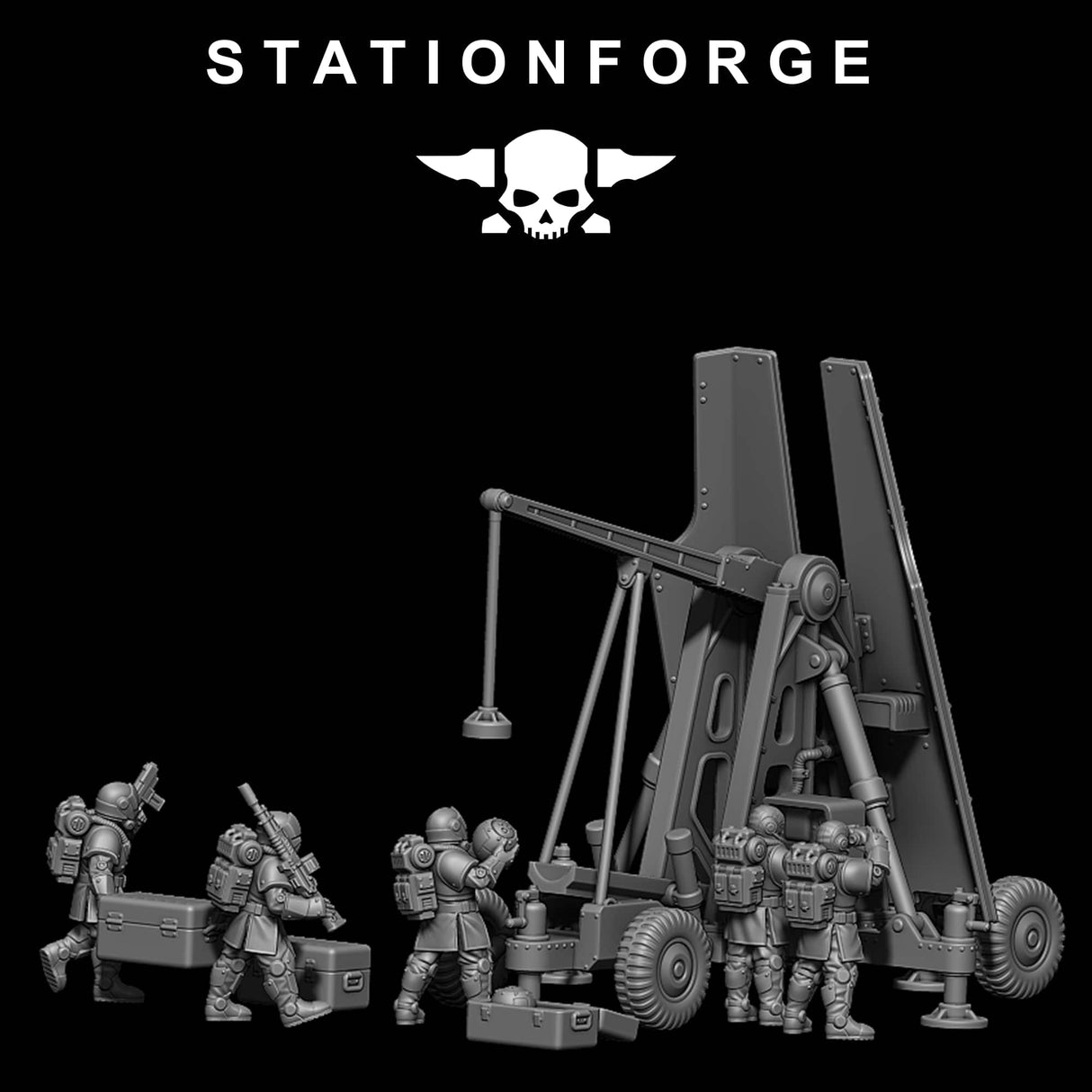 Tabletop Terrain Miniature RoyalGuard Support Systems