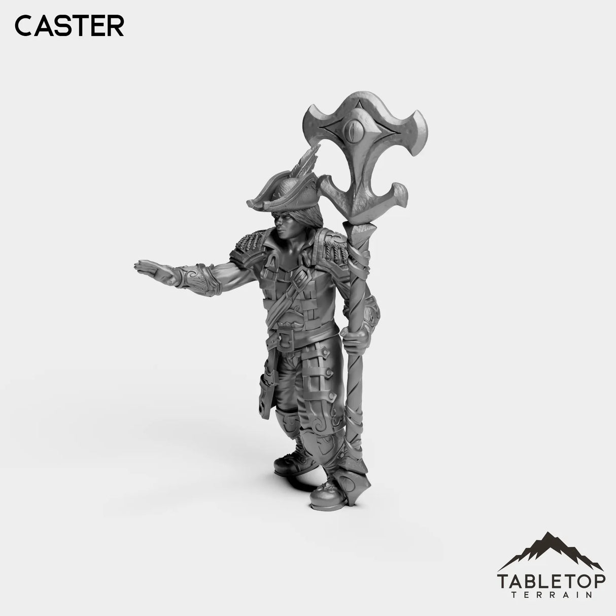 Tabletop Terrain Miniature Sailor Heritage Caster Female