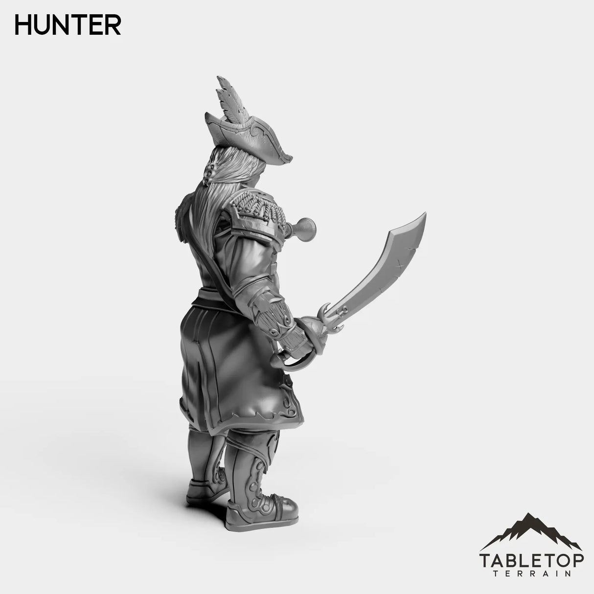 Tabletop Terrain Miniature Sailor Heritage Hunter Female