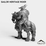 Tabletop Terrain Miniature Sailor Heritage Rider