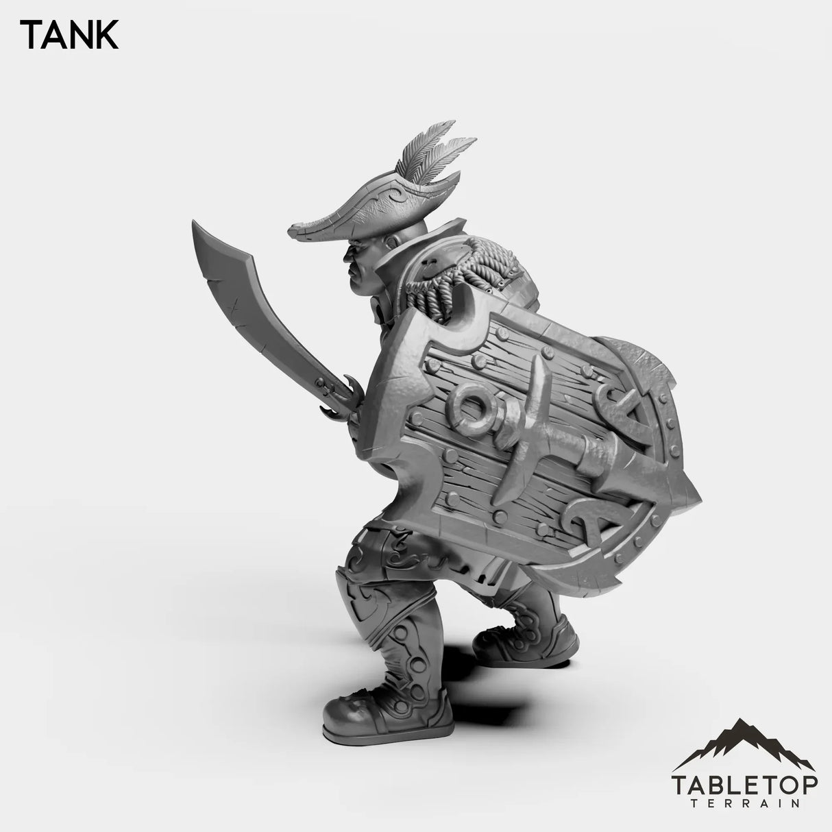 Tabletop Terrain Miniature Sailor Heritage Warrior