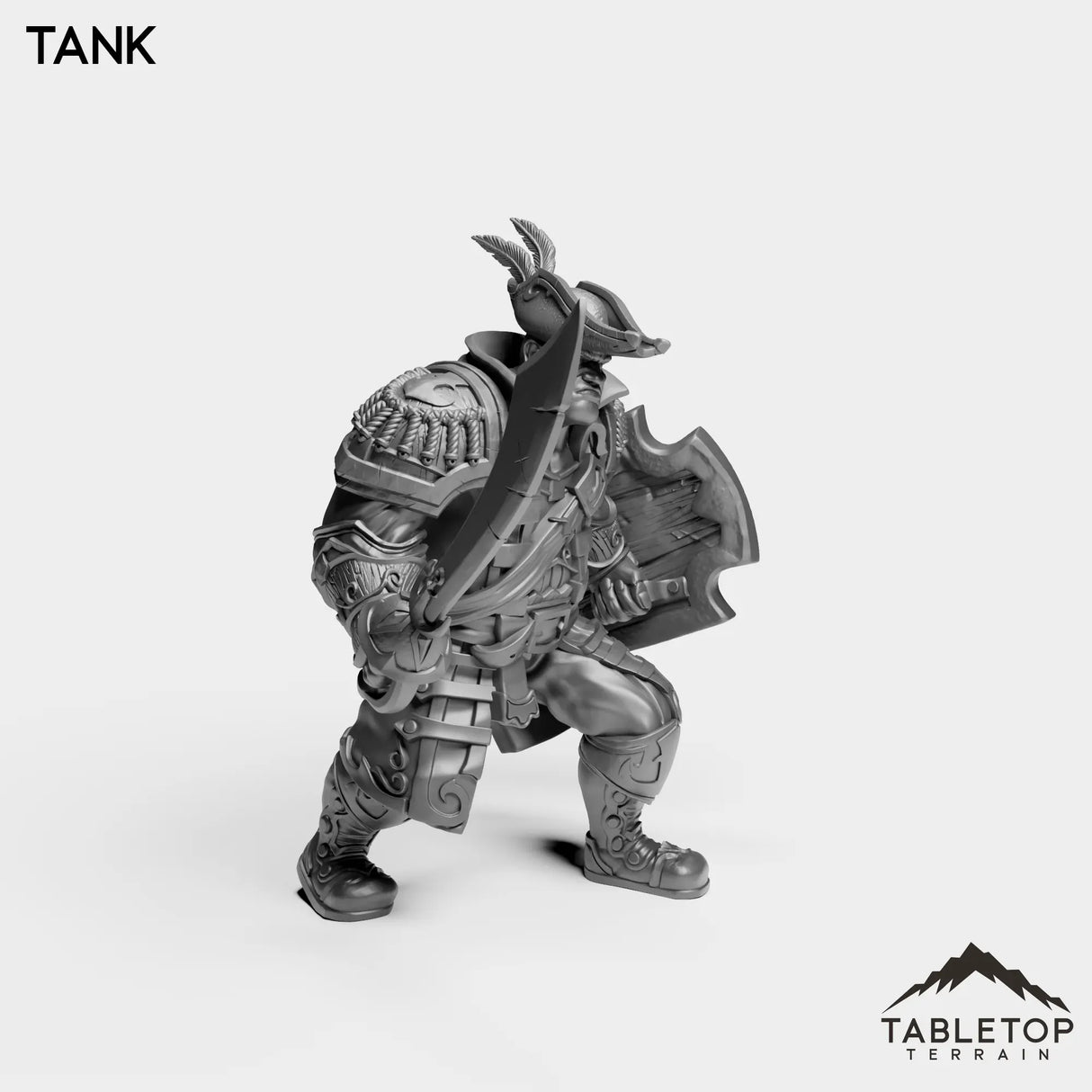 Tabletop Terrain Miniature Sailor Heritage Warrior