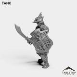 Tabletop Terrain Miniature Sailor Heritage Warrior Female