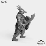 Tabletop Terrain Miniature Sailor Heritage Warrior Female