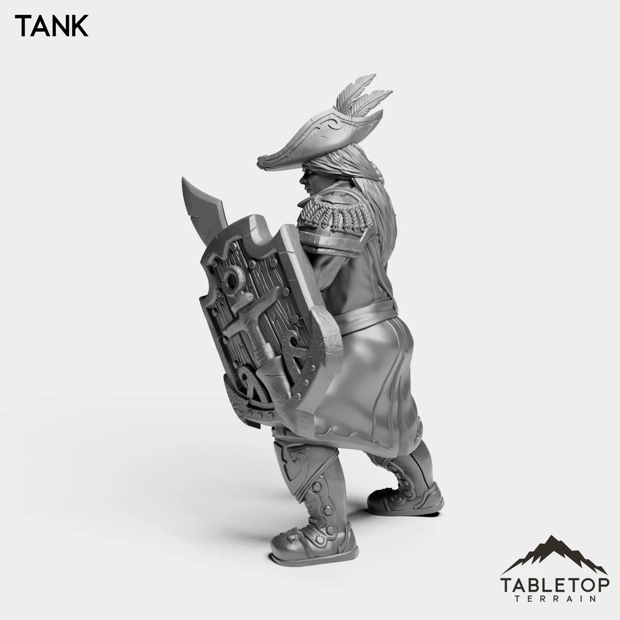 Tabletop Terrain Miniature Sailor Heritage Warrior Female