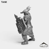 Tabletop Terrain Miniature Sailor Heritage Warrior Female