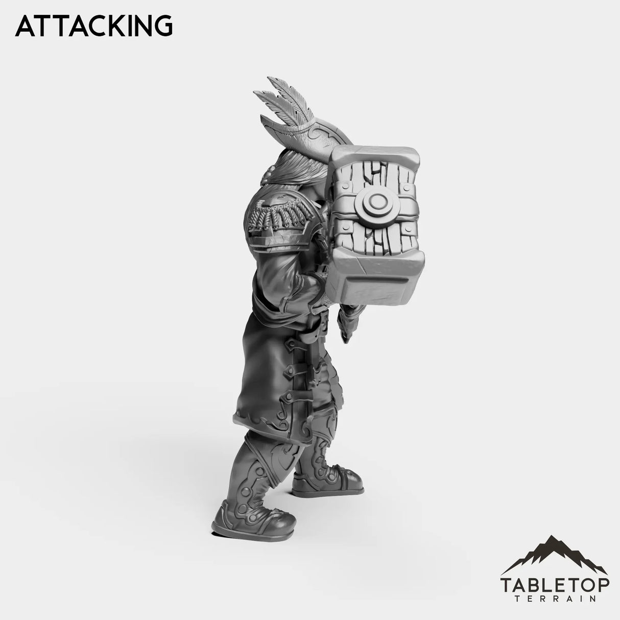 Tabletop Terrain Miniature Sailor Heritage Warrior Female