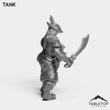 Tabletop Terrain Miniature Sailor Heritage Warrior Female