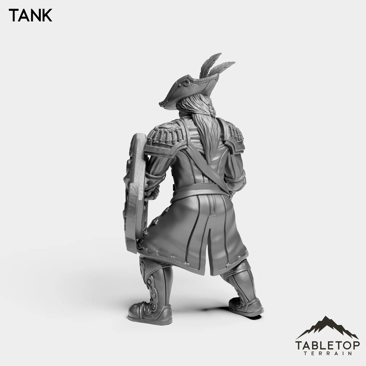 Tabletop Terrain Miniature Sailor Heritage Warrior Female
