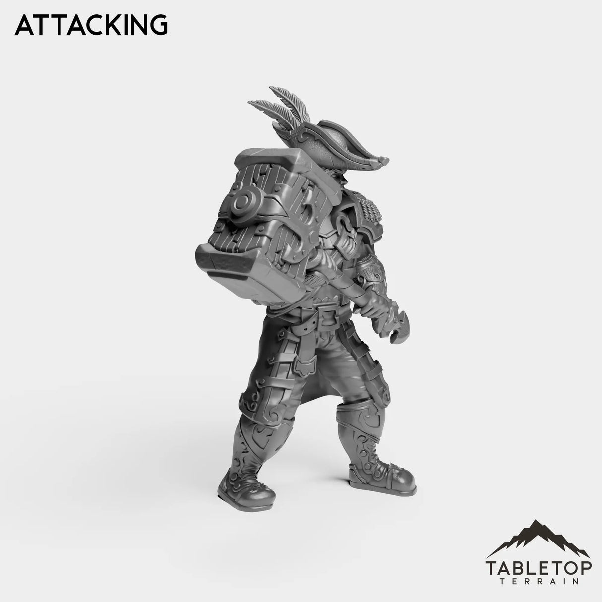 Tabletop Terrain Miniature Sailor Heritage Warrior Female