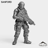 Tabletop Terrain Miniature Sanford - Shock Team