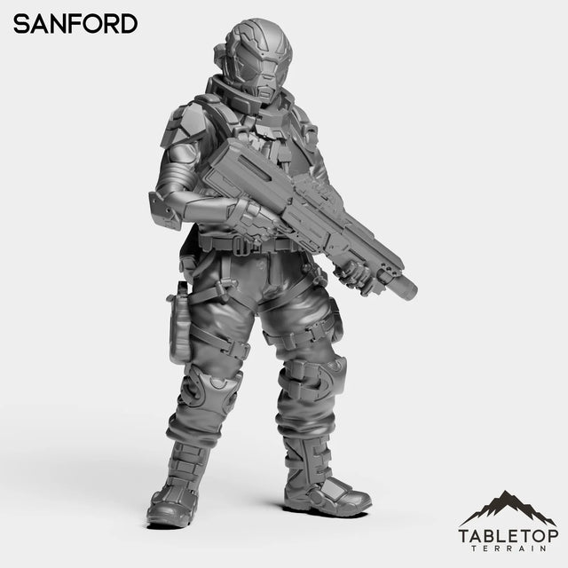 Tabletop Terrain Miniature Sanford - Shock Team