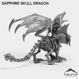 Tabletop Terrain Miniature Sapphire Skull Dragon