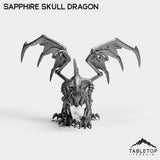 Tabletop Terrain Miniature Sapphire Skull Dragon