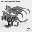 Tabletop Terrain Miniature Sapphire Skull Dragon