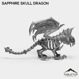 Tabletop Terrain Miniature Sapphire Skull Dragon